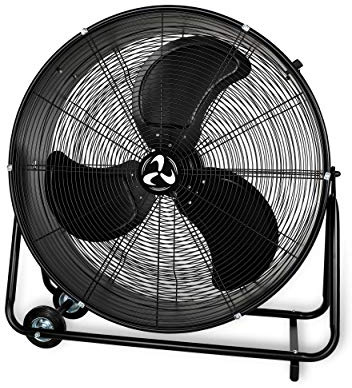 Casafan | Ventilateur industriel sur pied DF800 Eco IP54 SL/Certifié usage industriel 2006/42/CE / 123 W/Câble de 2,5 m