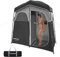 KingCamp Übergroße Outdoor-Duschzelte für Camping, Ankleidezimmer, tragbarer Unterschlupf, Umkleidekabine, Dusche, Privatsphäre, Einzel-/Doppelduschzelt, 200 x 105 x 203 cm