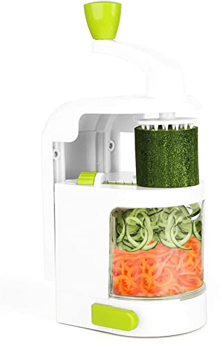 Hbaebdoo Spiralizzatore per Verdura, Affettatrice per, Spaghetti per Zucchine, Spiralizzatore per Zucchine, Tagliatelle per Zucchine