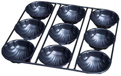 CIYODO 9 Gleichmäßige Kuchenform Bananenform Antihaftbeschichtete Made Aus Kohlenstoffstahl Für Backformen Puddingform