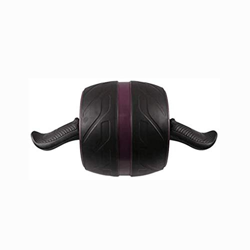 UsmAsk Shumo Bauchroller, multifunktionales Fitness-Heim-Fitnessstudio, Muskel-Sportgeräte-Rad, Bauch-Fitness-Trainingsgerät, Schwarz, Lila