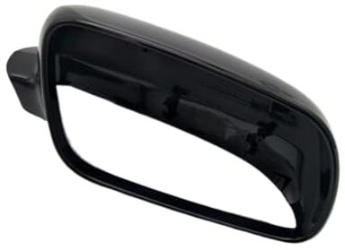 Spiegelkappen Seitenspiegel Abdeckkappen Auto Flügel Spiegel Abdeckung Für VW Für Jetta Für Bora Für Golf 4 Für Passat 2000-2008 Rückspiegel Kappe Zubehör(Schwarz rechts)
