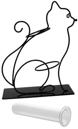 Levemolo Eisenkunstvase Mit Glas Pflanztopf Für Hydrokultur Dekorative Heimdekoration Kreative Blumenvase Für Getrocknete Blumen Wasserpflanzbehälter