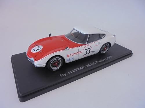 OPO 10 Auto in Miniatura 1/24 Compatibile con Toyota 2000 GT SCCA Shelby 1968 - Hachette Japon VQJ187