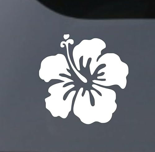 Rakelfix Hibiskus Blüte Blume Aufkleber Größe/Farbe ANPASSBAR Sticker Autoaufkleber