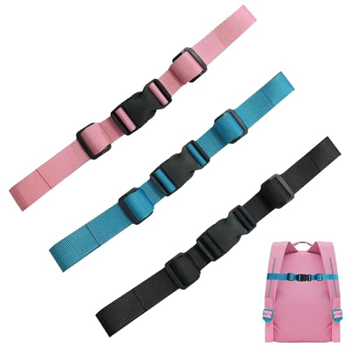 LUHOCIY Brustgurt Rucksack Kinder Set, Rucksack Gurt, Rucksack Träger, Zur Sicherung von Rucksäcken, Damit Diese Nicht von Den Schultern Rutschen, Kann für die Meisten Rucksäcke Verwendet Werden