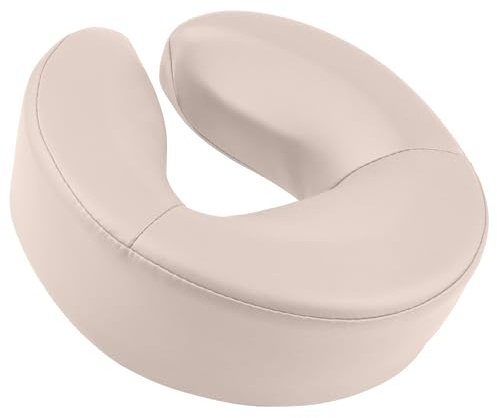 EBANKU Massage Gesicht Wiege Kissen für Massagetische, Massage Universal Crescent Kopfstütze Gesichtsauflage Kissen/Gesichtskissen für Massagetisch-Beige