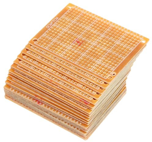 COSMEVIVI 20pezzi Circuito Stampato Pcb in Resina Scheda Per Saldatura e Progetti Elettronici Kit Per Esperimenti Fai Da Te