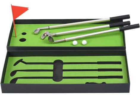 Ruwshuuk Gadgets geniales para hombres, bolígrafos divertidos para adultos | Gadgets de golf portátiles divertidos | Juegos de oficina para cumpleaños Valentín Fiesta Trabajo en casa Tablero de viajes