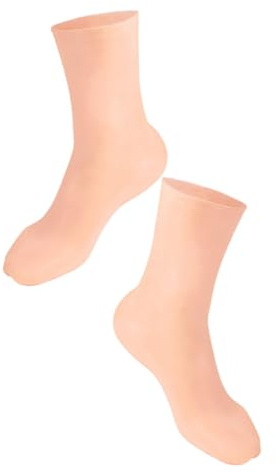 Abaodam Feuchtigkeitsspendende Fußmasken-socken Für Trockene Füße Wiederverwendbare Gelsocken Mit Wabenförmiger Polsterung Fußpflege-socken Für Frauen