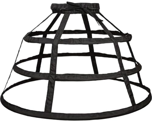 Dianzan Damen Pannier Petticoat Viktorianischer Bustle Cage 3 Reifrock Unterrock Krinoline Vintage Hohl Birdcage Lolita Hoop Petticoat Für Cosplay