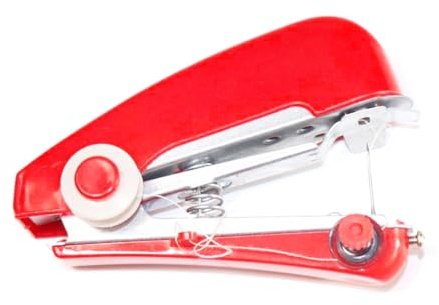 LLLmhuaa Kleine manuelle Nähmaschine, Handnähmaschine, flexibel, schnelles Nähen für Kleidung, Reparatur, Vorhang, Bastelzubehör