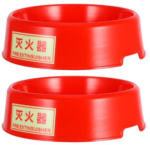 Homoyoyo Soporte Almacenamiento de Rojo Incendios Plástico en Extintor de para Conveniente Fiable y para Uso Lugares Públicos y Diversos Ambientes