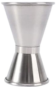 Shaker à Cocktail en acier inoxydable, tasse mesurer, boisson double injection, Jigger, Gadgets de cuisine, accessoires for le vin, barman(15 30ml edge curl)