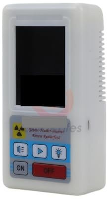 Contatore Geiger BR-6 Rilevatore di radiazioni nucleari Dosimetro personale raggi X e gamma Tester radioattivo LCD Strumento in marmo(Green)