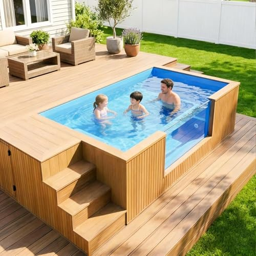 Piscina prefabbricata per container in vendita Piscina per container personalizzata da 20 piedi Piscina modulare fuori terra Piscina interrata in vetroresina Shell Facile installare piscine