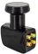 Premium X Quad LNB PXQS-SE 0,1dB Quattro Switch Direktanschluss von 4 Teilnehmern Digital HDTV Full HD 3D 4K 8K