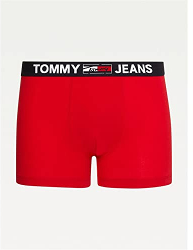Tommy Hilfiger Hombre Bóxer Trunk Ropa Interior, Rojo (Primary Red), S
