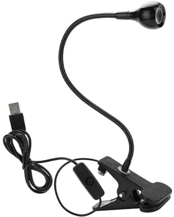 Ultraviolet Curing Lamp, Nagellampe, UV Härtungslampe LED Schwarzlicht Befestigungen mit Schwanenhals Klemme für UV-Gel-Nägel Aushärtung Handy Reparatur Tragbar Ultraviolett Schwarzlicht USB Eingang
