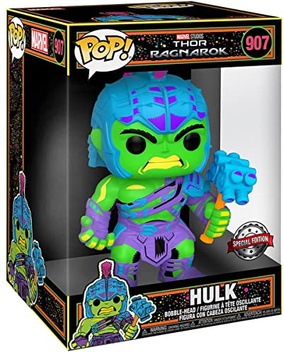 Funko Pop! Jumbo Marvel Thor Ragnarok #907 Hulk Schwarzlichtziel, exklusiv, 341,386.4 cm