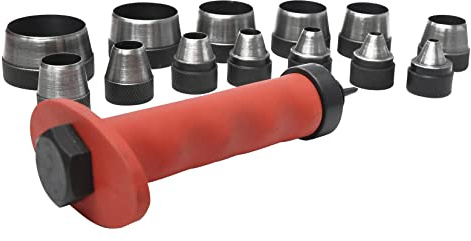 Coffret 13 emporte-pièces ø5 à 35mm avec support - OM 0581 - CLAS Equipements