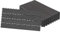UISEBRT 12 unidades de revestimiento de suelo para balcón, WPC, baldosas de terraza, aspecto de madera, sistema de clic, de plástico, para jardín, balcón, terraza (30 x 60 cm, antracita)