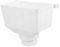 YARNOW Recuperateur d eau de Pluie Collecteur GouttièRe CarréE pour Tuyau de Descente pour GouttièRe Pvc (Blanche)