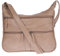 Christian Wippermann Damen Tasche Schultertasche Umhängetasche Crossover Bag Leder Optik Handtasche Taupe