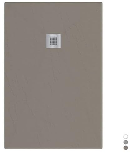 Duschtasse Modell Estasi rechteckig Taupe - 90 x 140 cm