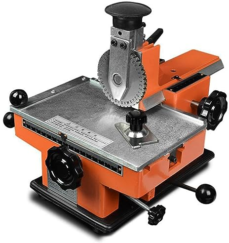 ALSUP Metall-Namensschild-Prägemaschine Manuelle Prägemaschine Etikettendruck Markierungsmaschine Dog Tag Printer,5mm