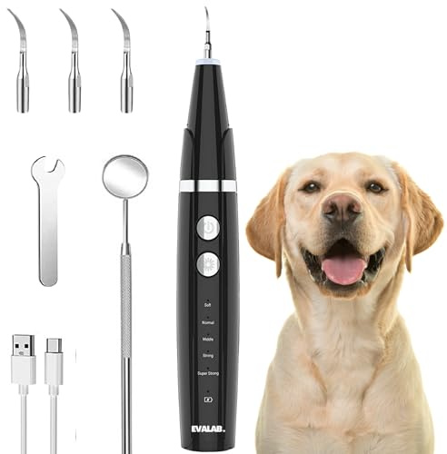 EVALAB - Brosses à Dents pour Chiens et Chats - Kit Detartrage Dentaire - Pour Nettoyer les Dents des Chiens et Chat