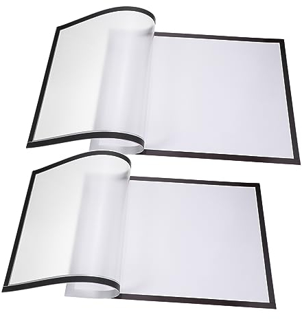 GOOHOCHY 2sätze Magnetischer Selbstklebender Bilderrahmen Teiliges Für Wanddekoration Für Ölgemälde Zertifikate Und Fotos Einfach Zu Bedienen Abgerundeten Kanten Für Sichere
