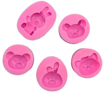 Moldes Tartas Silicona 5 Piezas De Star Delu, Duffy, Shirley May, Gerardoni, Salidas De Aire Para Coches, Yeso Decorativo De Aromaterapia, Piedra Difusora, Molde De Silicona