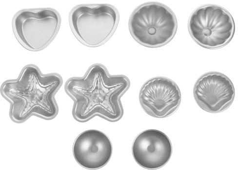 PRETYZOOM Silbernes Badesalz 10-teiliges Set Zum Backen Für Selbstgemachte Seifen Mehrzweck-lebensmittelqualität