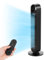 CURECURE 36 Inch Oscillating Tower Fan with Remote Control, 1-12H Timer, 3 Modes, 3 Fan Speeds, LED Display, 70° Oscillating Bladeless Floor Fan for Bedroom Home Office, Black