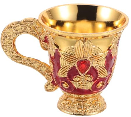 Mipcase Copa De Fiesta Real Cáliz Elegante De Vino Taza De Té Medieval Artesanía