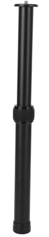lyrlody Asta di Prolunga per Treppiede, Asta di Prolunga per Stabilizzatore Professionale per Treppiede in Lega di Alluminio 2 Sezioni per Studio Fotografico per Fotocamera DSLR