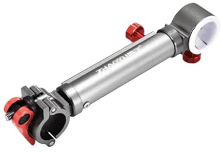 QUXVUIS Universeller Schirmständer für Angelstühle mit Verstellbarer Halterung, 360° Drehung und Flexibler Flexibilität, Grau, 20.5 cm
