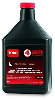 Toro Lawnmower Engine Oil, Black (Part Number 38916)