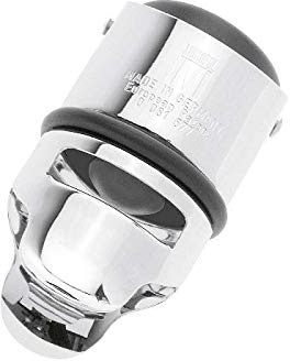 Westmark 6012556C Sektflaschenverschluss Vermo, Metall poliert, verchromt, 4.1 x 4.1 x 6.7 cm
