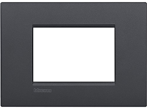 Bticino Livinglight Air Placca, 3 Moduli, Antracite