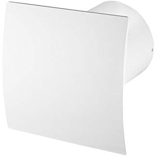 Awenta Wandventilator Bad Ventilator Ø 100 cm Feuchtesensor Timer Escudo Silent System+ (PEB), Weiß