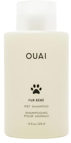 OUAI Dog Shampoo, Mercer Street Scent - Fur Bébé Pet Shampoo and Coat Wash for Hydrating, Cleansing and Adding Shine to Pet Hair - Pet Supplies by OUAI, 474ml