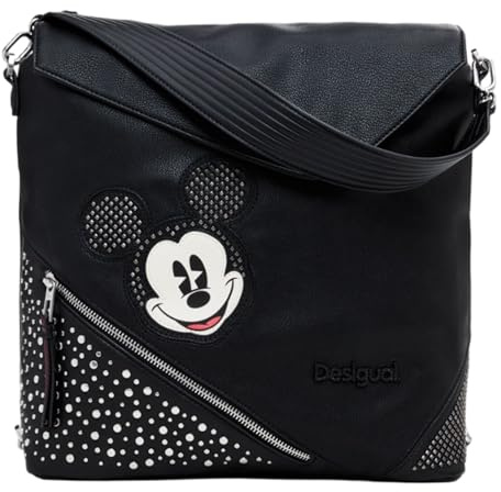 Desigual Accessories, Accesorios de PU Backpack Big Mujeres, Negro, Talla única