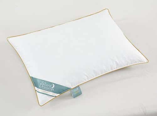 2 Packs Goose Feather And Down Pillow, Luxury Soft Hypoallergenic Hotel Quality White 85% Goose Feather And 15% Goose Down Pillows, Comfy Breathable Anti Dust Mite Bed Pillows, 48X74 Cm