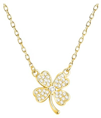 Sofia Milani - Collana da Donna in Argento 925 - con Pietra Zircone - Ciondolo a Fiore