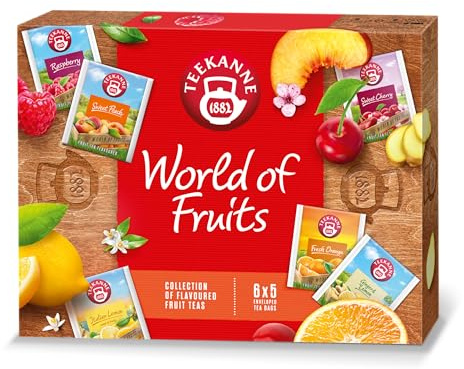 TEEKANNE Mix Fruit Tea Collection WORLD of GINGER + GREEN & WHITE + MAGIC WINTER