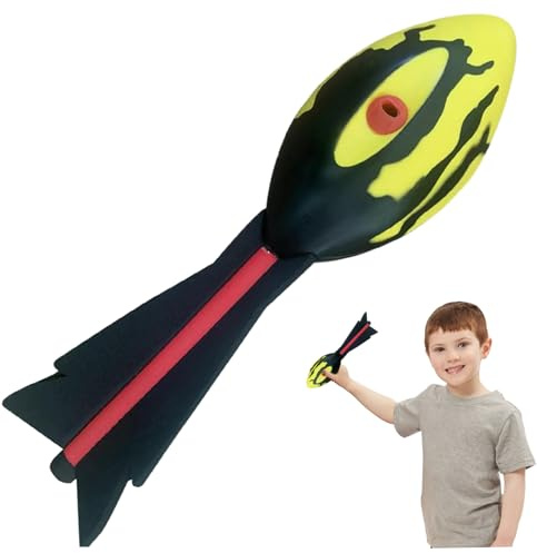 Pesoncarl Werfen Sie Spielzeug PU Foam Aerodynamic Rocketball werfen Spielzeug für Langstrecken wirft Geschenke im Freien im Freien für Kinder Sport Style 2.