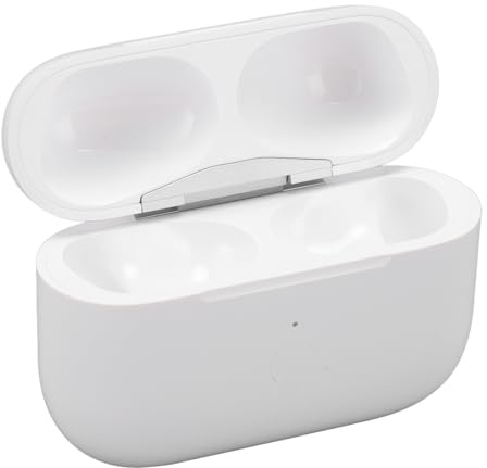 Alomejor Étui de Chargement sans Fil, Chargeur Professionnel de Remplacement pour écouteurs iOS Pro, Appairage, Voyage