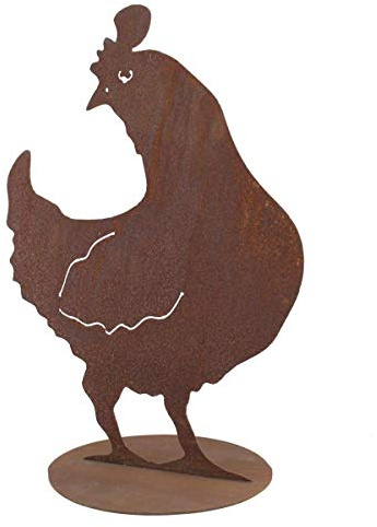Saremo Rost Henne Klara ca. 40 cm H zurückschauend